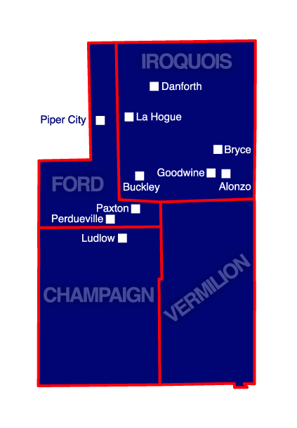 Map of Rain Map Coverage Area