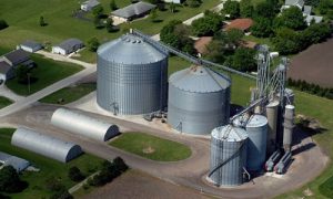 Aerial view of Buckley Ludlow Co-op Location